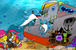 Игровая локация "дельфины"