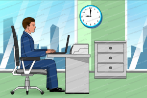 Игровая локация офис