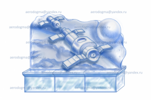 Ледяная скульптура КОСМОС / Ice - 03