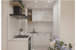 визуализация кухни квратиры