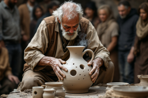 Притча "Гончар, создающий дыры".