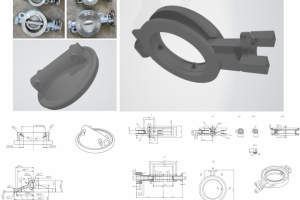 Разработка комплекта чертежей по детали заказчика