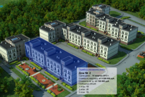 Разработка интерактивной карты с квартирами для строительной ком