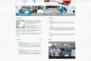 Разработан дизайн и логотип для сайта компании "Мехпрачечная СВЖ