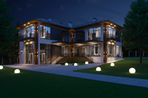 Визуализация реконструкции частного домовладения