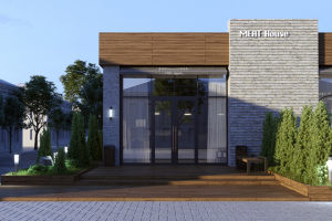 Визуализация кафе MEAT HOUSE
