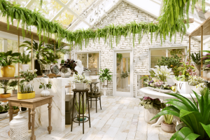 Визуализация цветочной оранжереи