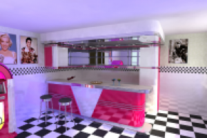 Ретро-бар-стойка