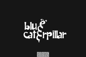 Blue caterpillar by Edoudesign 2020 ©