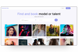 Дизайн главной страницы сервиса PROVED PRO