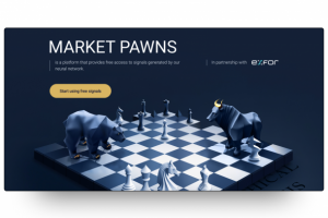 Дизайн Landing Page для платформы Market Pawns
