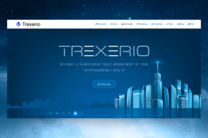 Landing Page для проведения ICO (биржа Trexerio)