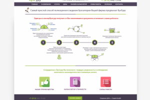 Создание инфографики для сервиса "Бухгуру"