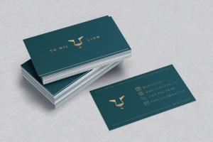 Логотип и визитка для веб-студии "To million"