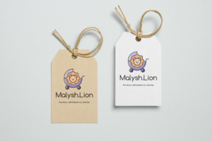 Логотип для детского магазина "Malysh.Lion"