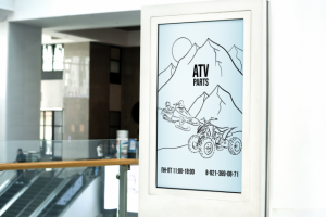 Вывеска для салона по аренде квадроциклов