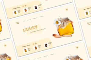 Баннер онлайн-магазина натурального мёда
