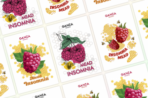 Варианты этикетки для напитка