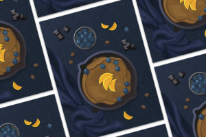 Векторная иллюстрация "Натюрморт с шоколадом"