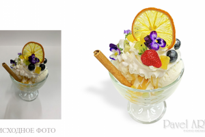 Пищевая продукция 33. Подготовка фото десерт.