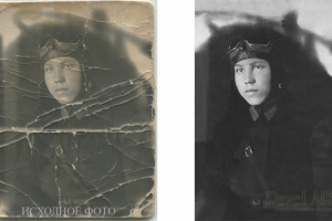 Старое фото 31 . Восстановление старого фото. Реставрация.