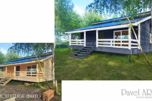 Ландшафт 23. Обработка фото Ландшафтный дизайн.