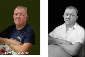 Ритуальное фото 30. Портрет на памятник 50х70см