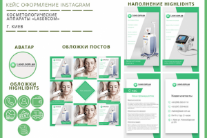 Упаковка профиля Instagram