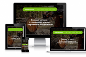 Лендинг для пилорамы