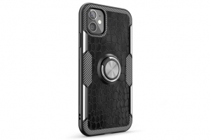 Крокодилово карбоновый чехол для iPhone