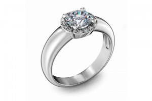 Кольцо с бриллиантами