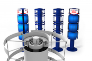 Буклетница круглая.