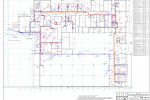 ВК большого административного здания (2 этажа)