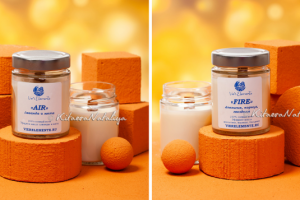 стилизованная фотосъёмка свечей для WB