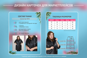 Дизайн карточки для ВБ (одежда)