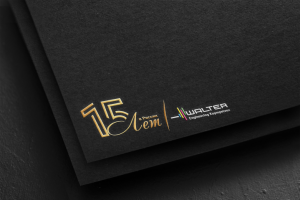 Логотип к юбилею компании «Вальтер»