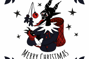 Новогодняя иллюстрация Krampus