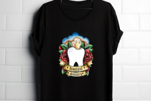 Принт на майку для врача-стоматолога