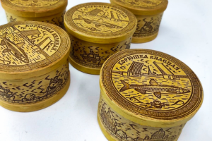 Дизайн туесок с тиснением