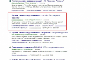 Купить семена подсолнечника (Отображение)