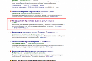 Огнезащитная обработка кровли (2 место)