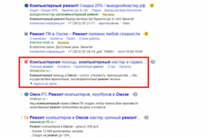 Компьютерный ремонт (1 место)