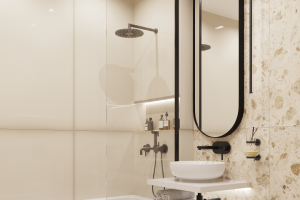 Детская ванная в квартире ЖК "Депо" г. Екатеринбург