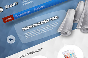 Дизайн сайта компании Тигаз