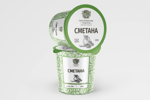 Дизайн упаковки сметаны