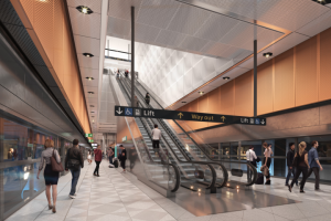 Реконструкция центральной станции метро, г. Сидней.