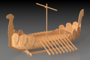 Скандинавская ладья.