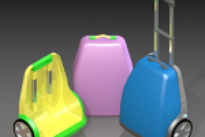 Тележка под школьный ранец.