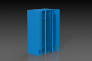 Шкафчик для спецодежды.