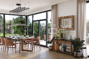 Создание и 3D визуализация интерьера домика под Тбилиси